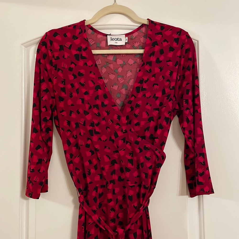 Leota Faux Wrap Dress